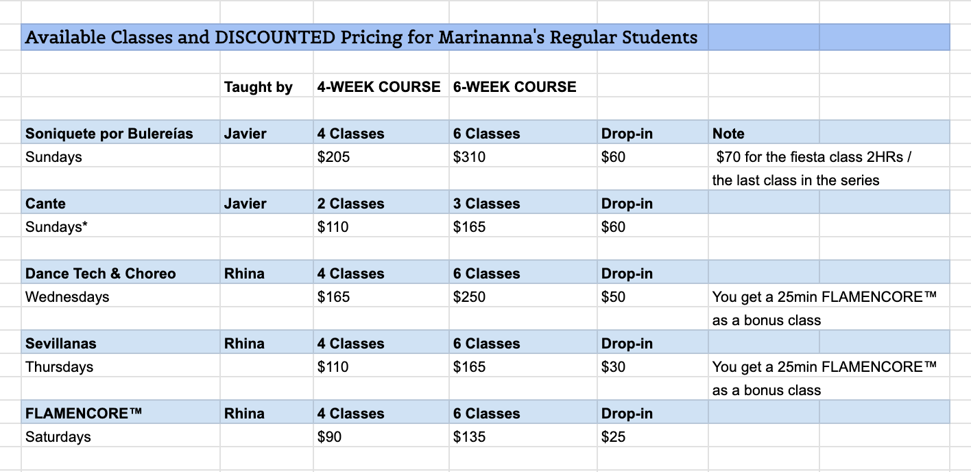 CLASSES
